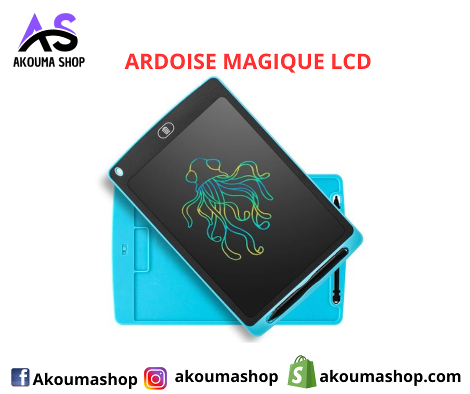 ARDOISE MAGIQUE LCD 10pouces (Noir) 25,4 CM – AKOUMA SHOP